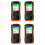 4X Formaldehyde Detector Luchtkwaliteitsmonitor PM 2.5 Draagbare Display Luchtvervuilingsmeter Mini Stoftester voor Thuis Auto 1