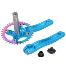 Mountainbike crankstel, enkelvoudig versnellingscrankstel, smal/breed kettingblad, ultralicht, aluminiumlegering, eenvoudige montage, hoge kwaliteit,