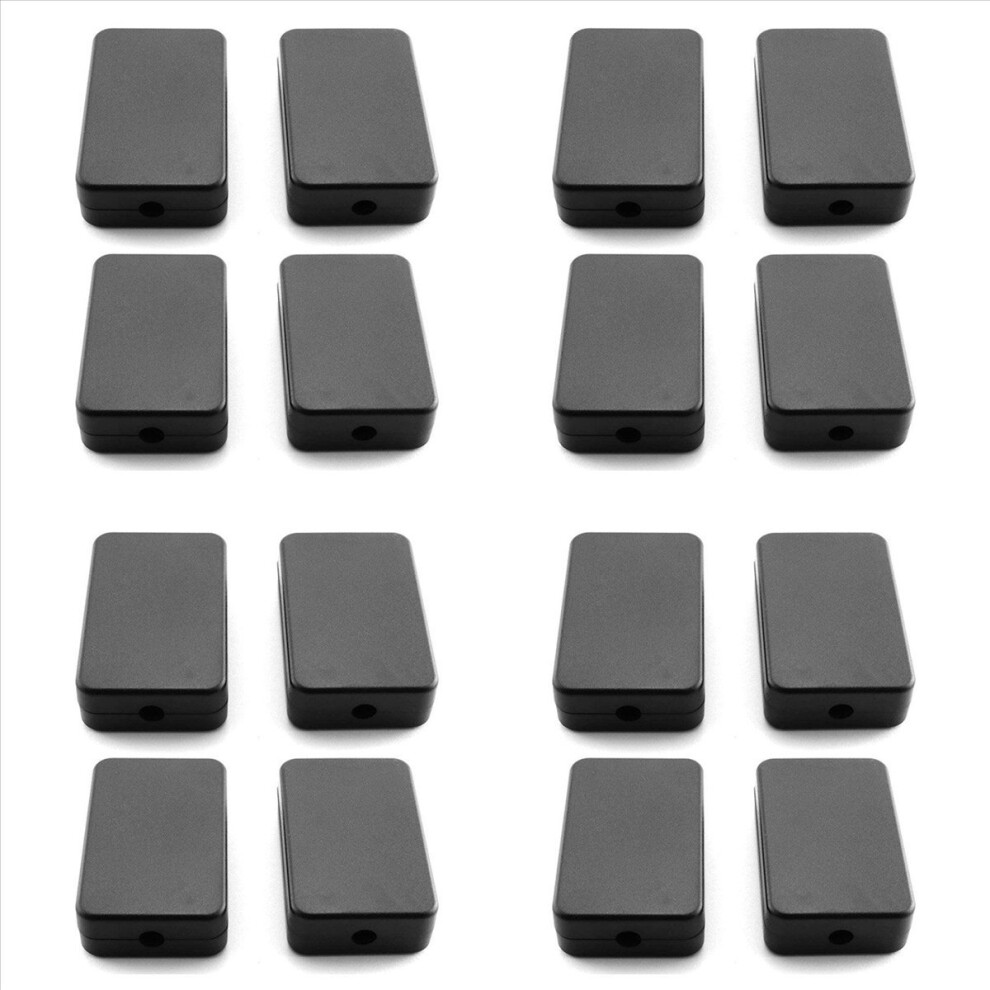 Electrical Junction Box 16Pcs Electric Plastic Black Waterproof Project Junction Case 2.16X1.38x0.59 Inches(55X35x15mm) 4853316763840