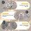 6Pcs G40 Led Replacement Light Bulbs, E12 Screw Base Shatterproof LED Globe Bulbs for Solar String Lights Warm White 4