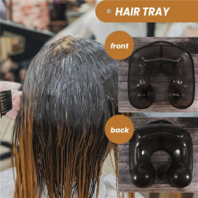 Salon Friseur Nacken Schale  Dauerwellen BehäLter Neck Shaped Schulter Haar Tablett Kleidung Protector
