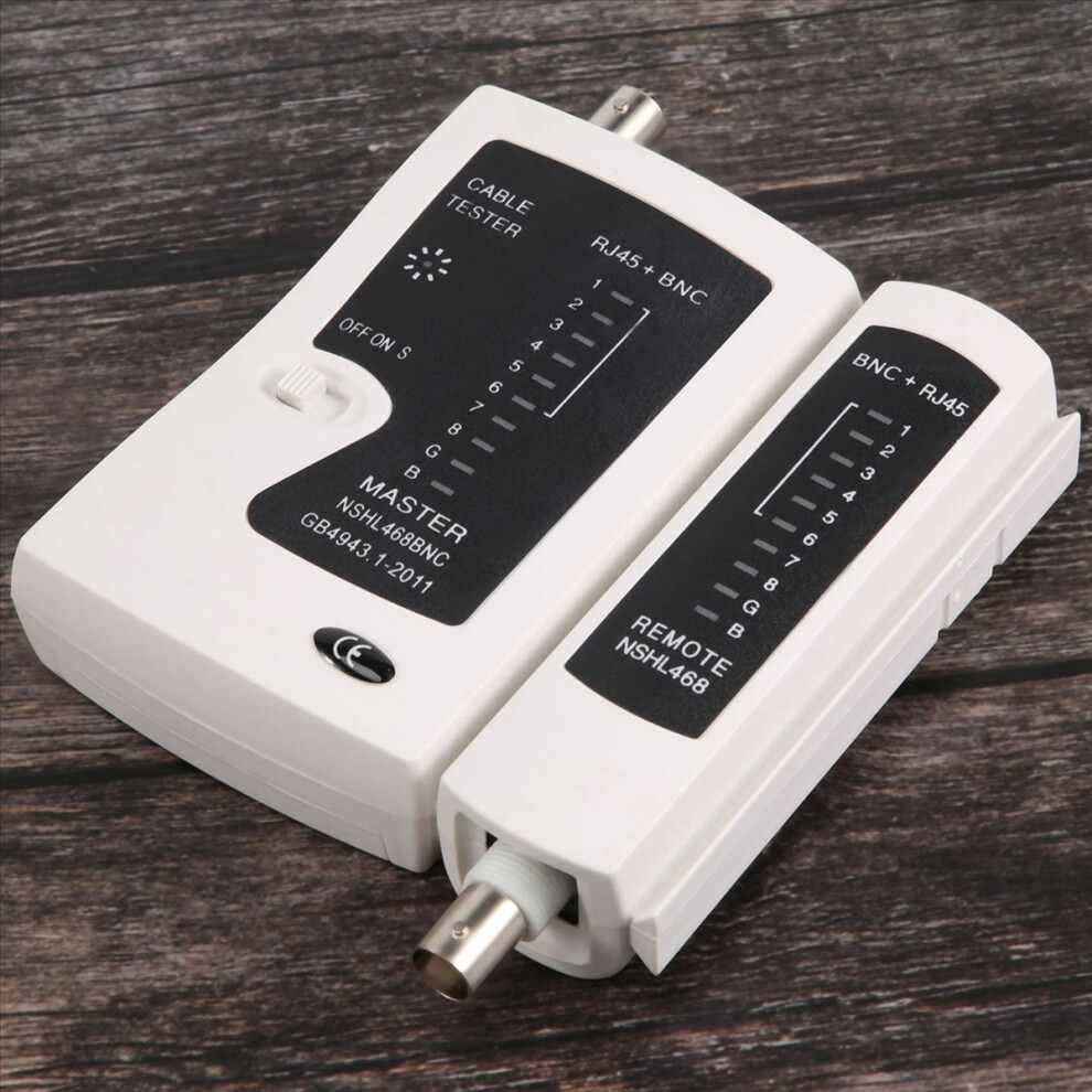 2X Network Cable Ethernet Tester Lan Rj45 Bnc Test Tool Coax Signal Lan Tester 4853316763765