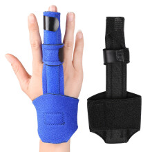 Tutore per dito a scatto, stabilizzatore articolare regolabile per un sollievo immediato dal dolore, materiale traspirante lavabile e riutilizzabile,
