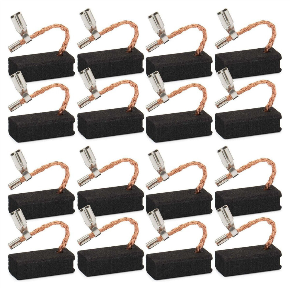 16Pcs Carbon Brush Compatible For Dwp611 450 Router, Replacement For Dwp611pk, A27343 (6X9x19.5 Mm) 4853316762768