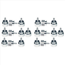20Pcs/Lot UNC6 -32 M3.5 Hand Screw for GPU Holder PSU Computer Case Side Panel Screws PC Assemble WaterCooling Silver