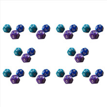 Set da 30 dadi dei tarocchi a 12 facce in resina poliedrica per astrologia, costellazione, divinazione, gioco di dadi per astrologi