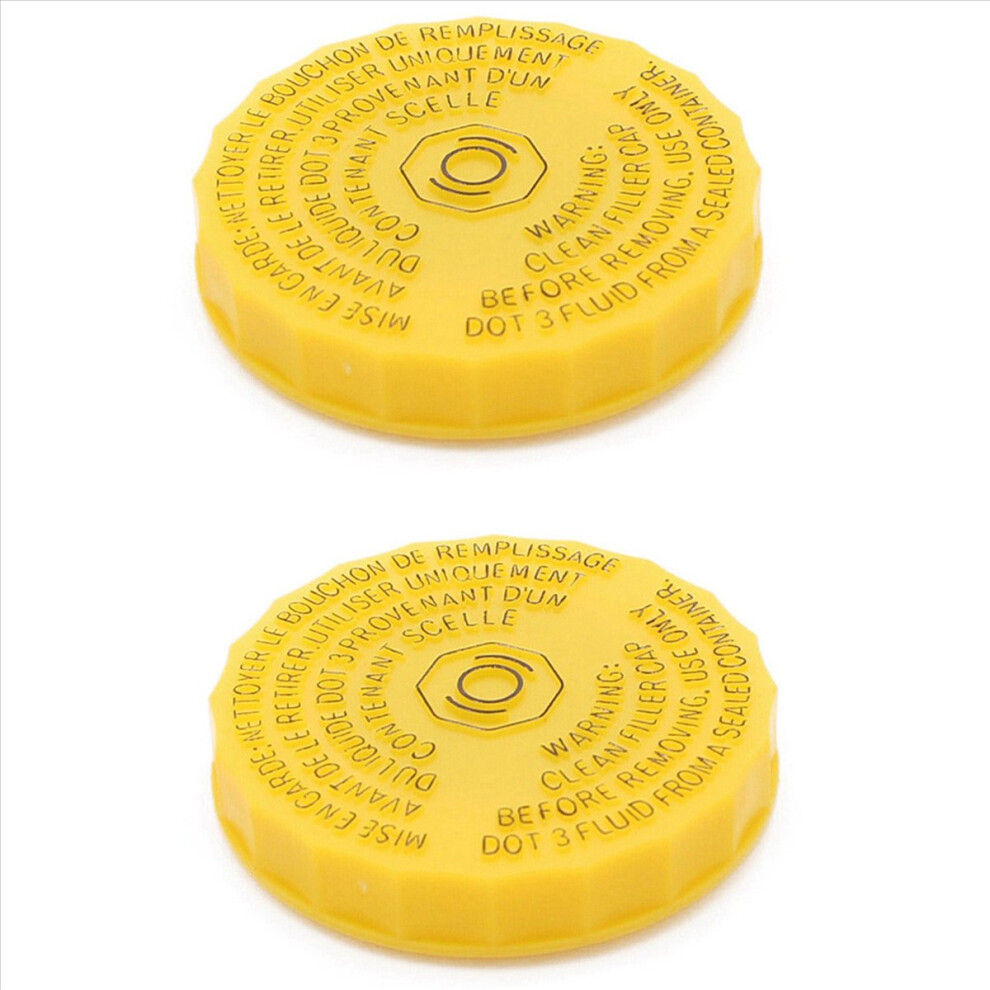 2X Master Cylinder Reservoir Cap For 200 Ram 2500 68211910Ab 68303540Aa 4853316771579