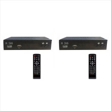 2X DVB T2 HEVC 265 Digital TV Tuner DVB-T2 265 1080P HD Decoder USB Terrestrial TV Receiver EPG Set Top Box,EU Plug