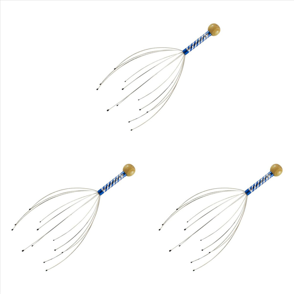 3X Head Massage Spider Head Masseur for Relaxation Therapy and Stress Relief