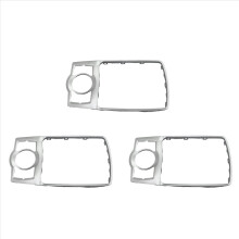 3X 4L0864260A Tampa de Acabamento Cromada da Moldura da Alavanca de Câmbio do Console para Q7 2007-2015 Painel Frontal Multimídia 4L0 864 260