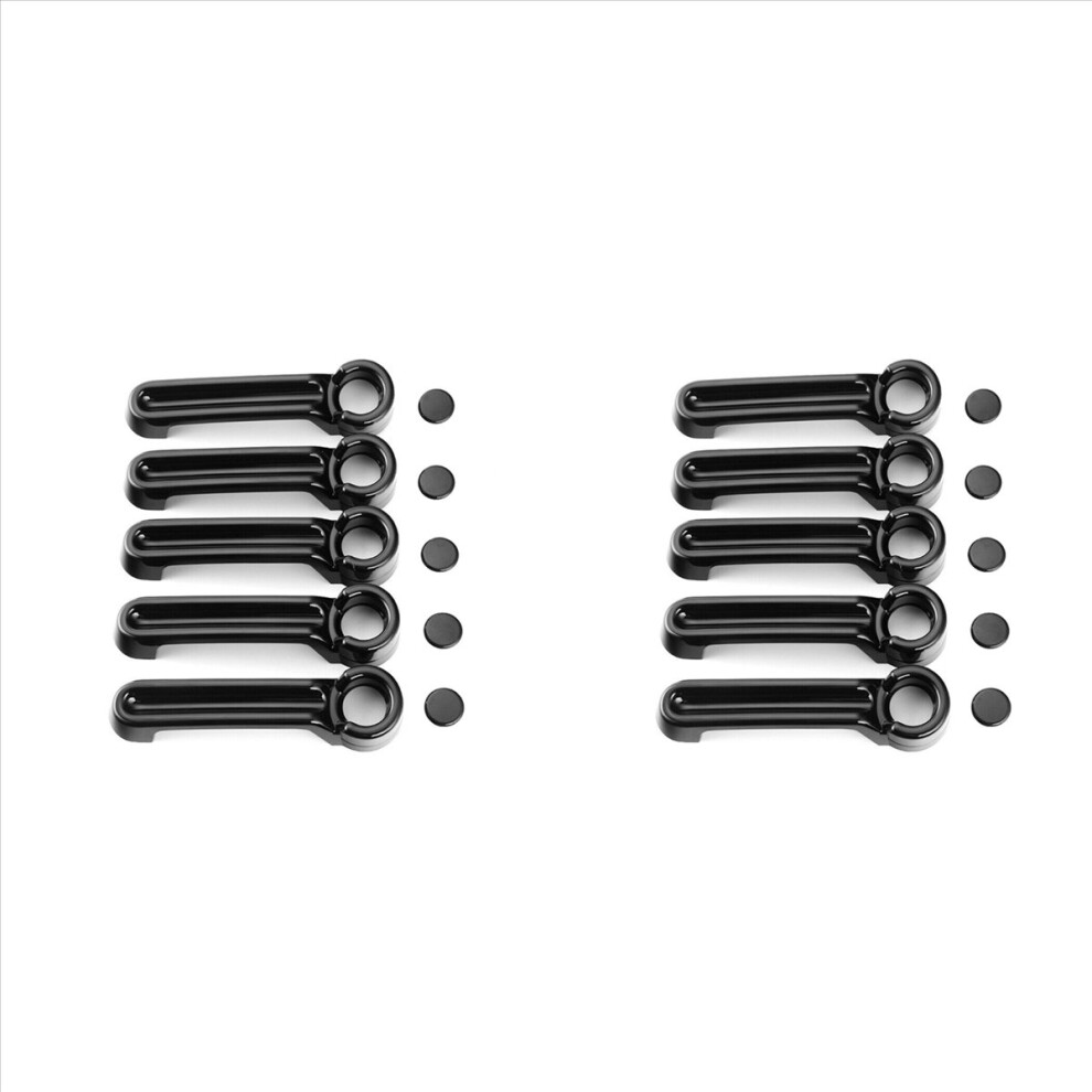 20X Outside Exterior Door Handle & Cover For Jk 07-17 Liberty 08-12 Nitro 07-11 4Dr Black 4853316770879