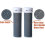 [4-pack] Extra grove vervangende rollers Compatibel met Emjoi Micro Pedi vervangende rollers 2