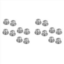 Kit com 16 parafusos para placa traseira de livro de mergulho, acessórios subaquáticos para montagem e fixação.
