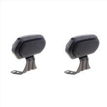 2 Pcs Motorcycle Luggage Rack Bar Rear Passenger Backrest Cushion Pad for for