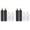 Replacement for 4 and 4 Fluoride Water Filter Compatible with Black Water Filtering System 1