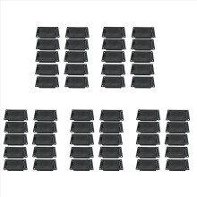 50 stuks 9V batterijdoos/houder/kofferdeksel met 9 volt batterijclip voor gitaar/bas-pickup vervangende accessoire