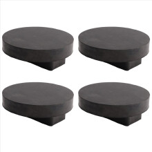 4X Jack Jacking Point Pad Lifting Support Hard Rubber voor UK Rubber Jacking Point Jack Pad Adapter