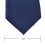 3X Polyester Narrow Neck Tie Skinny Solid Dark Blue Thin Necktie for Men (2 Inch Max Width) 4