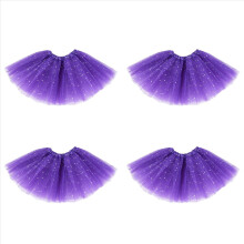 4x Slimme babykleding voor meisjes, sterren, pailletten, petticoat, ballet, dans, tutu, rok
