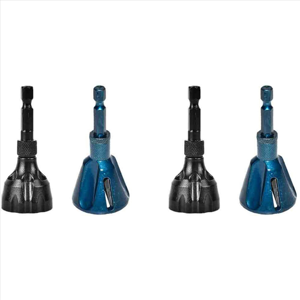 2X All Thread Deburring Tool, With Tungsten Carbide Blade, Deburring Chamfering Drill Bit, Remove Burr Tools 2Pack 4853316773474