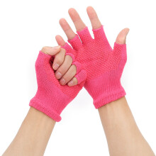 Gants de yoga antidérapants en coton respirant, matière douce et confortable pour une flexibilité optimale et une adhérence ciblée, adaptés aux
