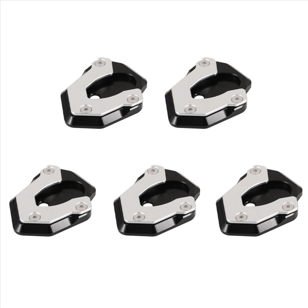 5X Kickstand Foot Side Stand Extension Pad Support Plate For Z400 Z650 Z900 250/300 650 Er-6N (Black) Black 4853316771463