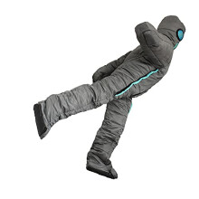 Sleeping Bag Suit, Creative Alien Sleeping Bag for Adults 3 Season Full Body Outdoor Camping Grey 60