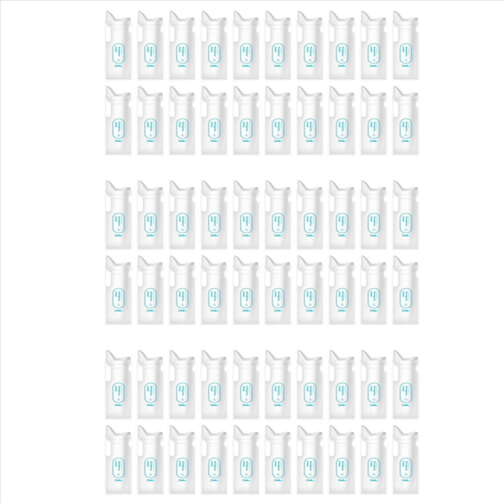 60PCS Disposable Urine Bags, 700ML Urine Bags for Travel Camping Emergency and Traffic Jam, Pee Bags with for Man, Women