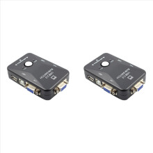 2X KVM-switch 2-poorts VGA-switch USB 2.0 KVM-muisswitch Toetsenbord 1920X1080 Box Sharing Switch VGA-splitter
