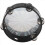 Conjunto de 5 pandeiros de madeira de 8 polegadas com pele refletora, instrumento de percussão, brinquedo para dança e canto. 4