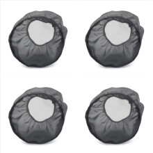 Kit com 4 capas de chuva impermeáveis para filtro de ar de motocicleta, compatíveis com Touring Dyna Softail (Universal).