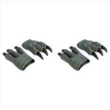 2 Garras de Dinossauro de Brinquedo - Garras de Velociraptor Realistas para Adultos e Crianças - Ideal para Cosplay e Festas com Tema de Dinossauros