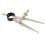 4X Leather Craft Rotating Craft Tool Diy Wing Divider Adjustable Steel Leather Rotating Tool 3