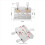 2X Angeleyes Silver Finderscope com encaixe em cauda de andorinha e placa dupla Losmandy com 2 parafusos de fixação. 3
