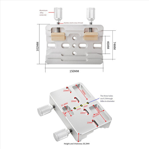 2X Angeleyes Silver Finderscope com encaixe em cauda de andorinha e placa dupla Losmandy com 2 parafusos de fixação. 2