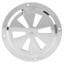 Rejilla de ventilación resistente a la corrosión, de acero inoxidable, duradera, resistente al óxido, de grado marino, con apertura ajustable,