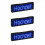3X Bluetooth LED Name Badge Rechargeable Light Sign DIY Programmable Scrolling Message Board Display LED,Type 5 2