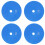 Conjunto de 4 discos de polimento diamantados para mármore, 125 mm (5 polegadas), 50 grãos. 1