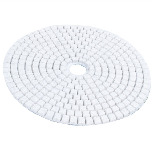 Conjunto de 4 discos de polimento diamantados para mármore, 125 mm (5 polegadas), 50 grãos. 2
