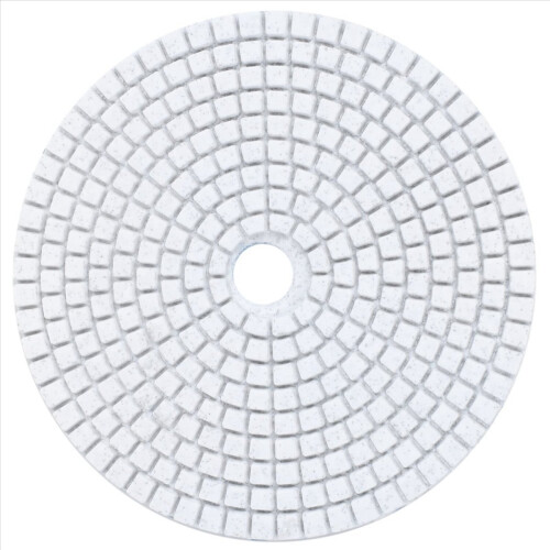 Conjunto de 4 discos de polimento diamantados para mármore, 125 mm (5 polegadas), 50 grãos. 1