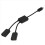3x Micro-USB-Hostkabel, Micro-USB-Stecker auf 2x Typ-A-Dual-USB-Buchse OTG-Adapter-Konverter-Hub für Android-Tablet-PC 3