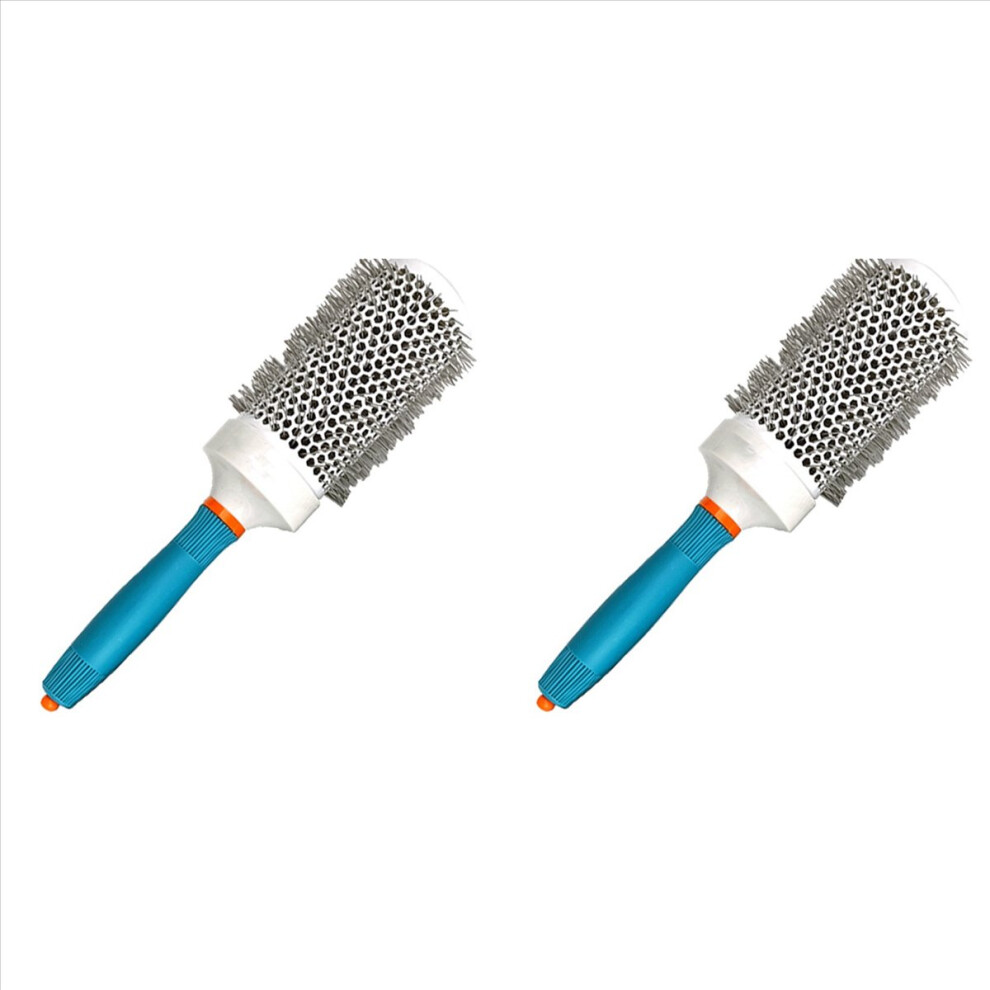 Unisex 2X Hair Comb Salon Hair Brush Hair Styling Hairbrush Hairdressing Comb Round Curly Hair Rollers Tools 53