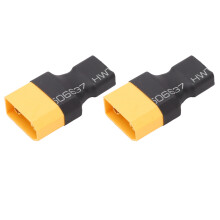 Akkumulátor átalakító adapter RC csatlakozó XT90 dugasz - XT60 dugasz biztonságos csatlakozás hordozható használatra könnyű, erős