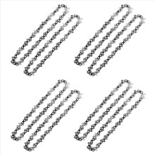 8Pcs 4-Inch 1/4inch Guide Saw Chain Mini Chainsaw Chain for 4 Inch Cordless Electric Protable Battery Handheld Chainsaw