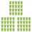 60 Paper Cups (9oz) - Plain Solid Colours Birthday Catering(Green) 1