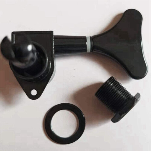 Tarraxas de afinação seladas 4+4 para baixo Precision e outros modelos, pretas. 1