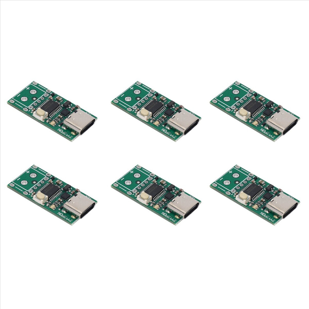 6X Usb-C Pd2.0/3.0 To Dc Converter Power Supply Module Decoy Fast Charge Trigger Poll Polling Detector Tester(Zy12pdn) 4853316784883