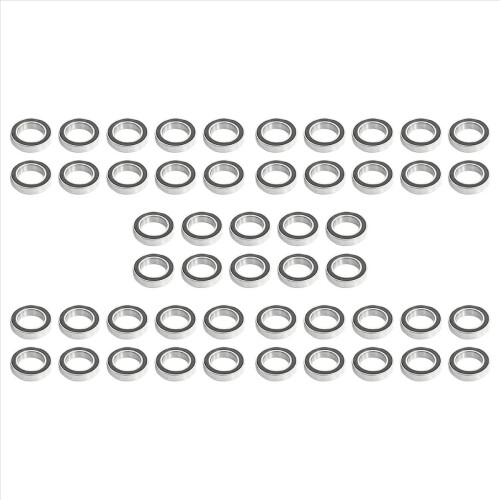 50 τεμάχια 6802- 15x24x5mm μεταλλικά θωρακισμένα σφραγισμένα ρουλεμάν βαθιάς αυλάκωσης