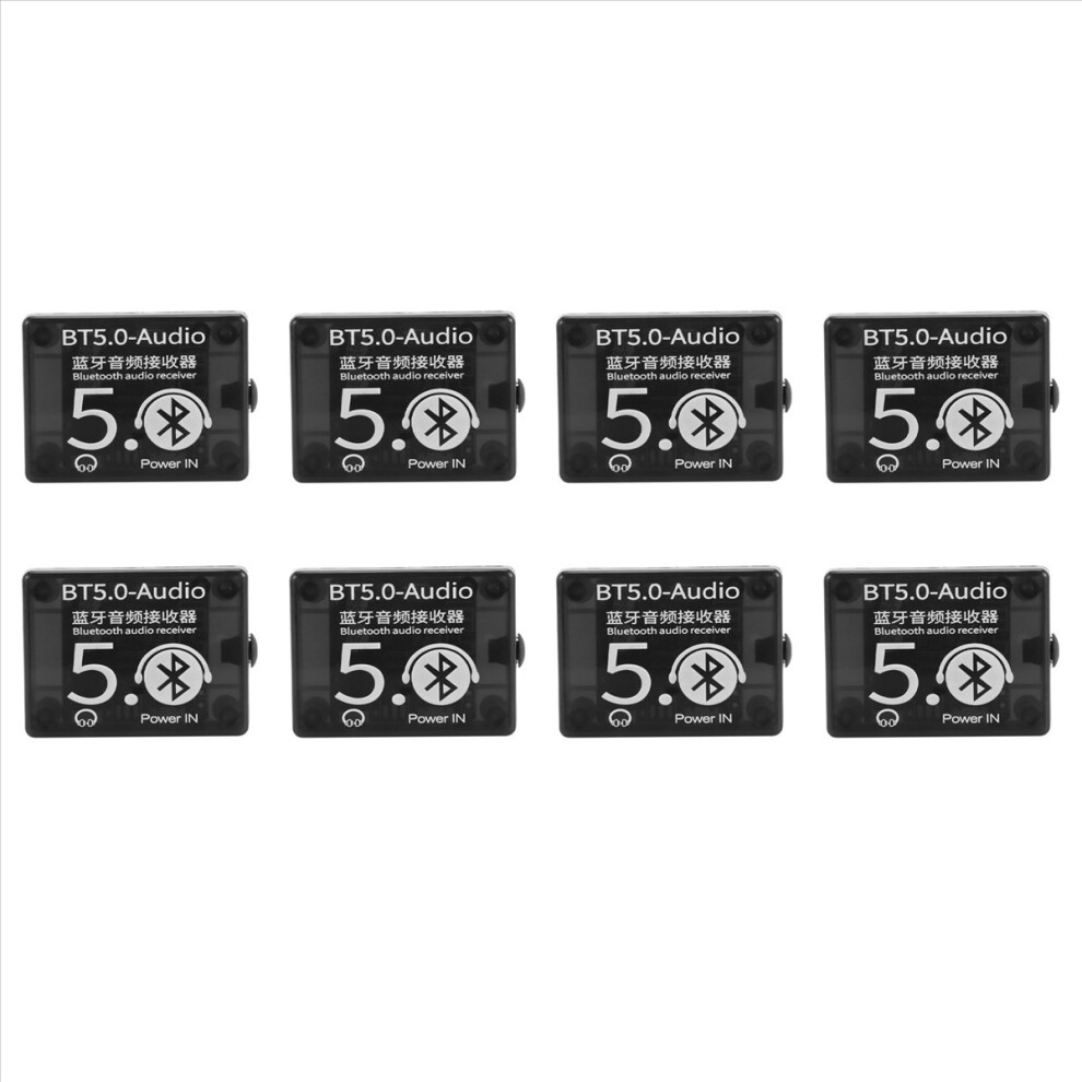 8X Bt5.0 Audio Receiver Mp3 Bluetooth Decoder Lossless Car Speaker Audio Amplifier Board With Case 4853316776376