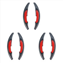 6x Carbon Fiber Stuurwiel Paddle Shifter Versnellingspook Verlengstuk Voor - M Serie M2 M3 M5 M6 X 5M X6M